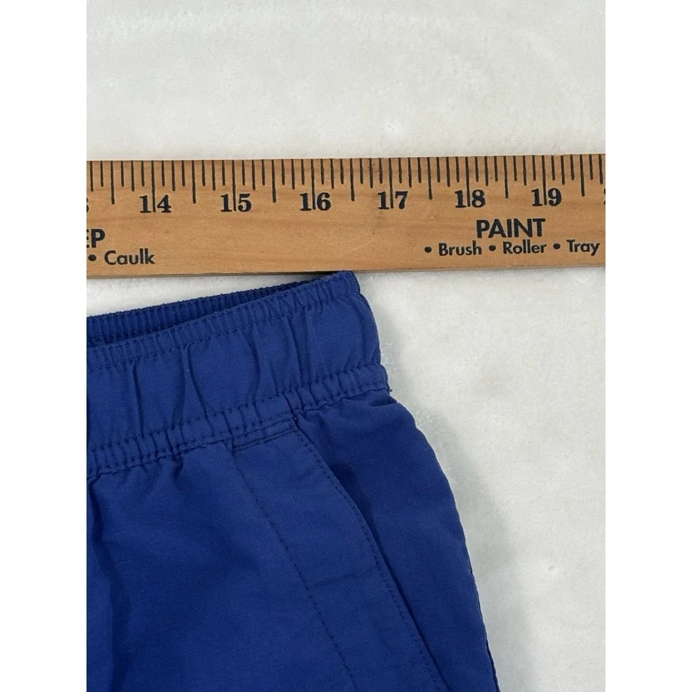 The North Face Class V Water Shorts Men L Blue Lined Swim Hiking Zip Pocket 0733